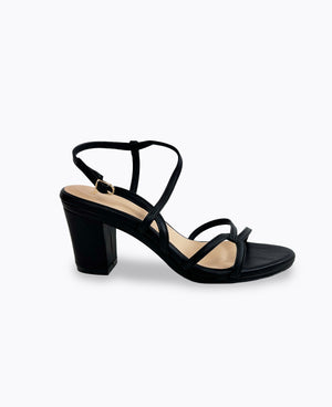 Marisol Strappy Heel Sandals - Black