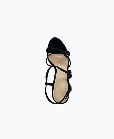 Marisol Strappy Heel Sandals - Black