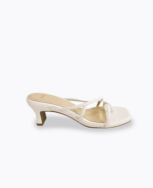 Lyra Heel Sandals - Beige
