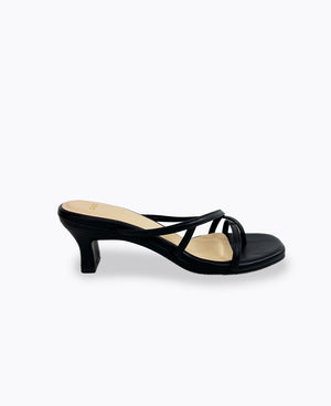 Lyra Heel Sandals - Black