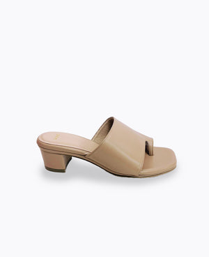 Dawn Heel Sandals - Nude