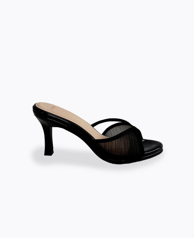 Mae Heel Sandals - Black