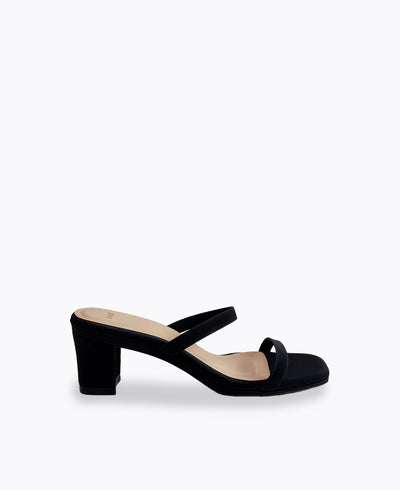 Ember Heel Sandals - Black