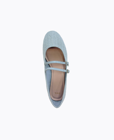 Allie Mary Jane Flats - Blue