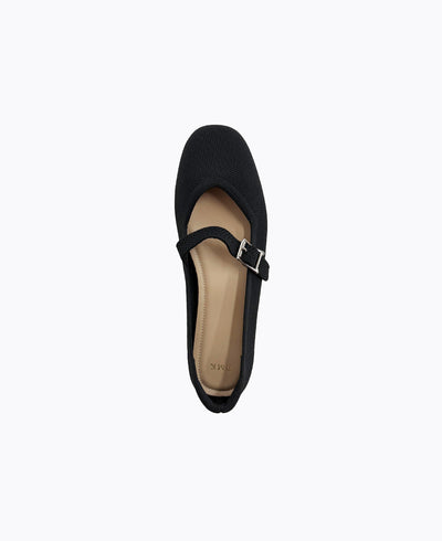Winnie Mary Jane Flats - Black
