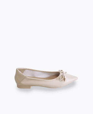 Lidya Ballerina Flats - Beige