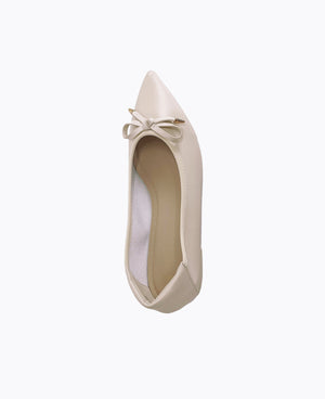 Lidya Ballerina Flats - Beige