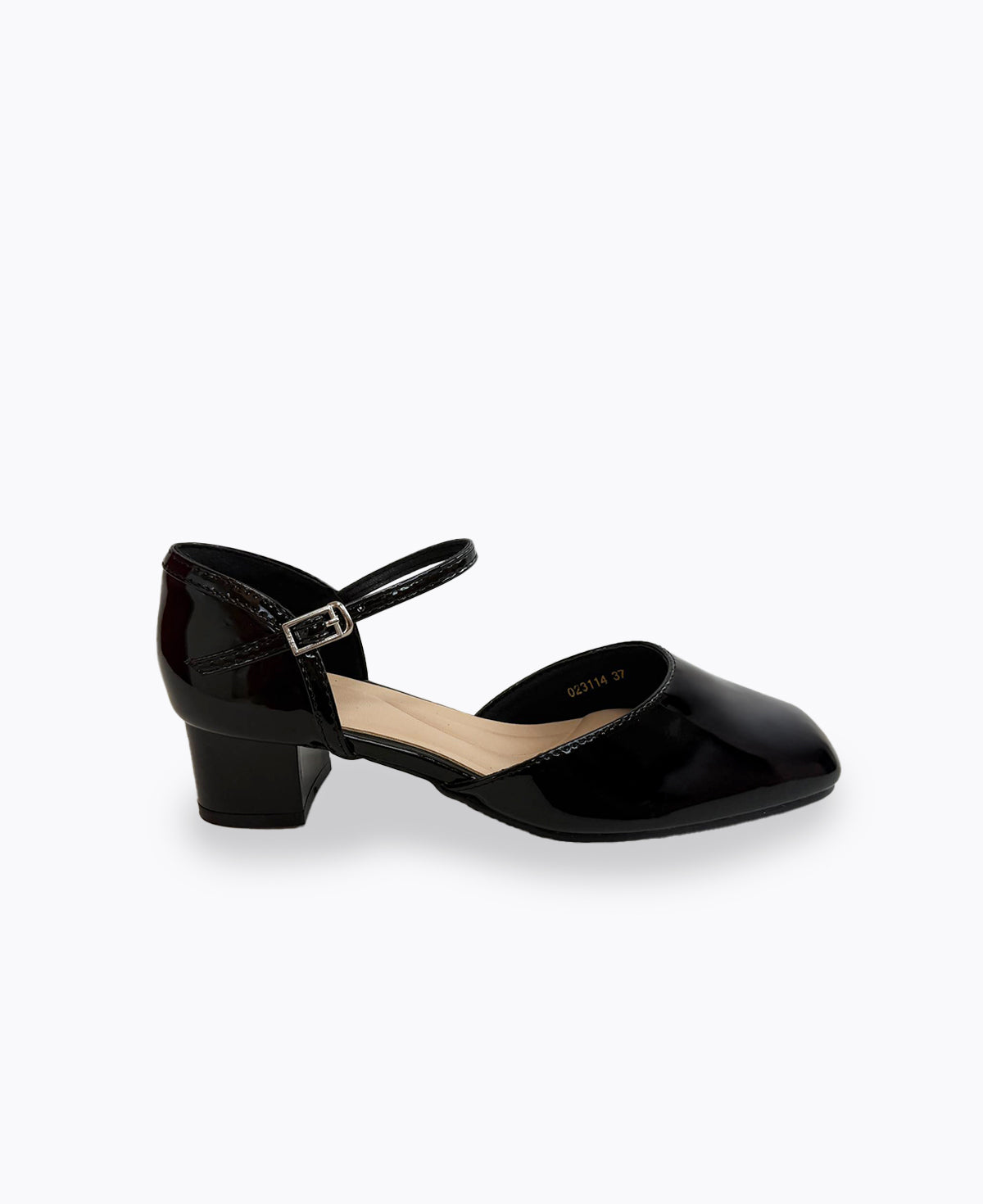 Camellia Heel Pumps - Black