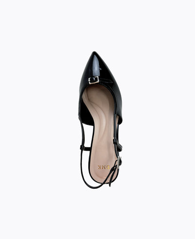 Celine Slingback Heel Pumps - Black