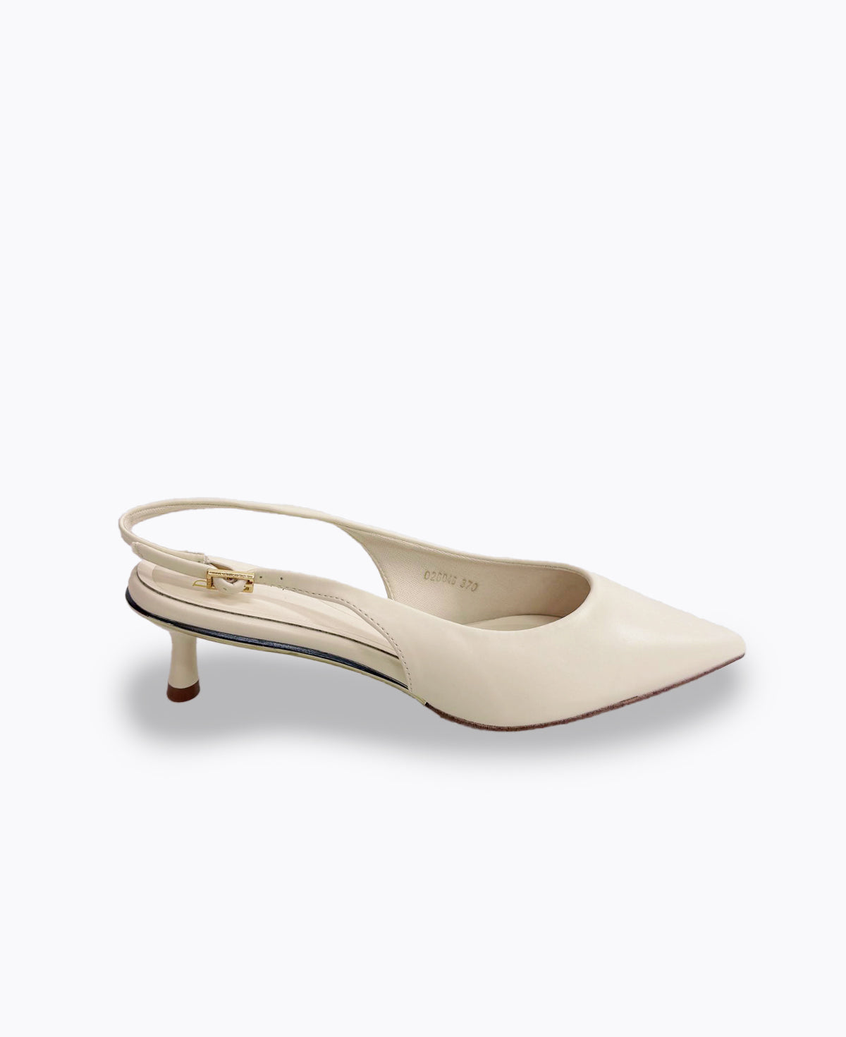 Rosalie Slingback Heel Pumps - Beige