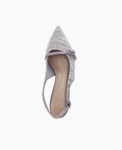Mira Slingback Heel Pumps - Lilac