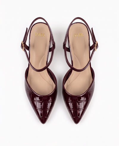 Braelyn Heel Pumps - Maroon