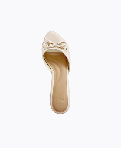 Keiko Heel Sandals - Beige