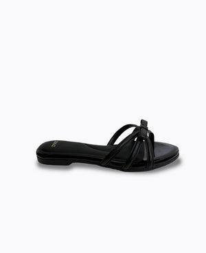Chernice Flat Sandals - Black