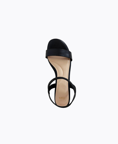 Mylene Strappy Flat Sandals - Black