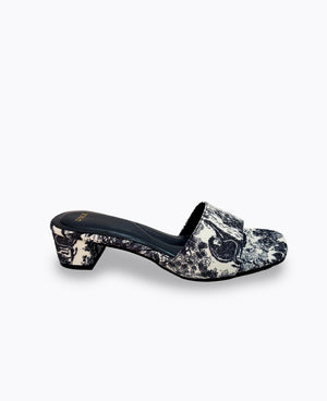 Juni Heel Sandals - Navy