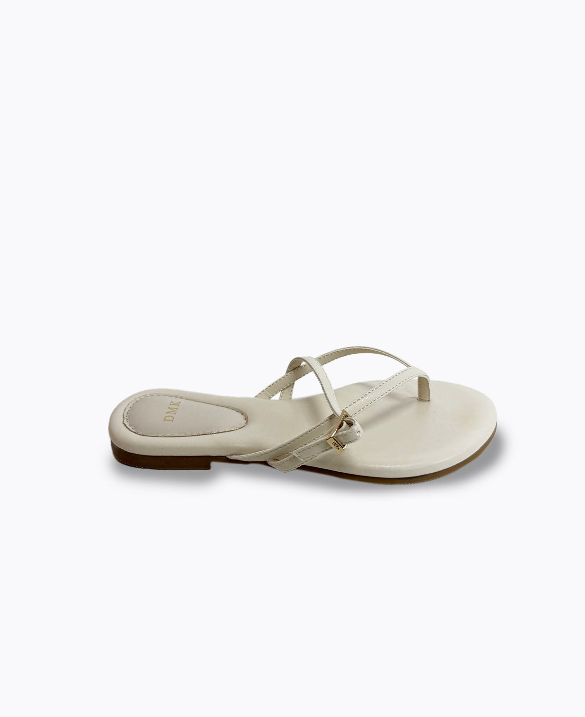 Mallory Strappy Flat Sandals - Beige