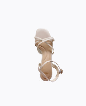 Juniper Strappy Heel Sandals - Beige