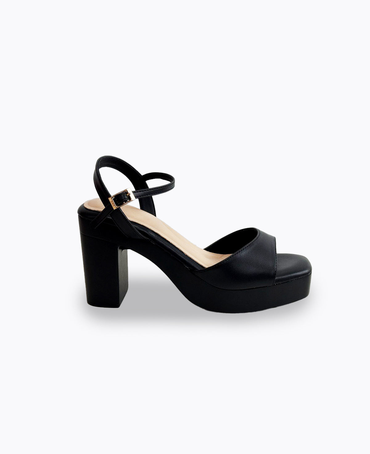 Dahlia Platform Heel Sandals - Black