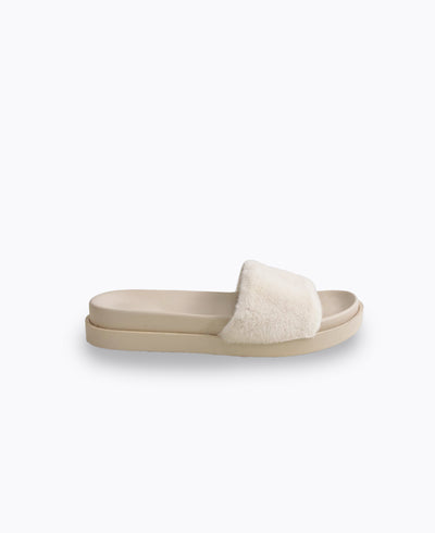 Lunelle Platform Sandals - Beige