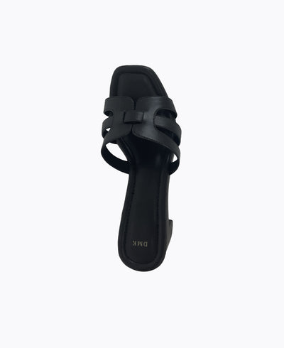 Hera Platform Heel Sandals - Black