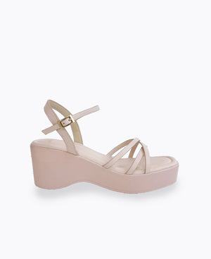 Celestial Platform Heel Sandals - Pink