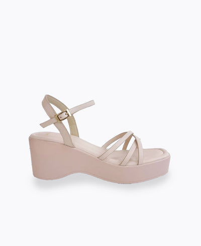 Celestial Platform Heel Sandals - Pink