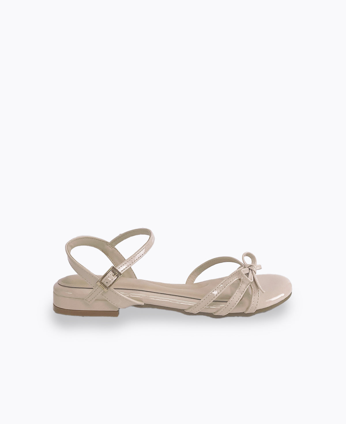 Aurora Bow Flat Sandals - Nude