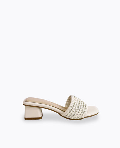 Lottie Heel Sandals - Beige