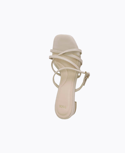 Kali Heel Sandals - Beige