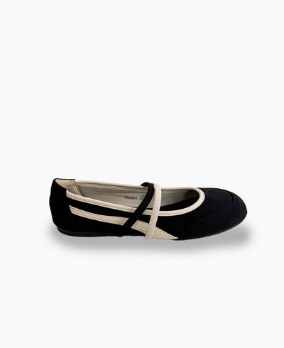 Mika Ballerina Sneaker - Black