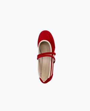 Mika Ballerina Sneaker - Red