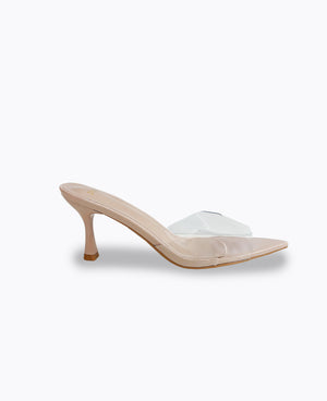 Ariel Heel Sandals - Nude