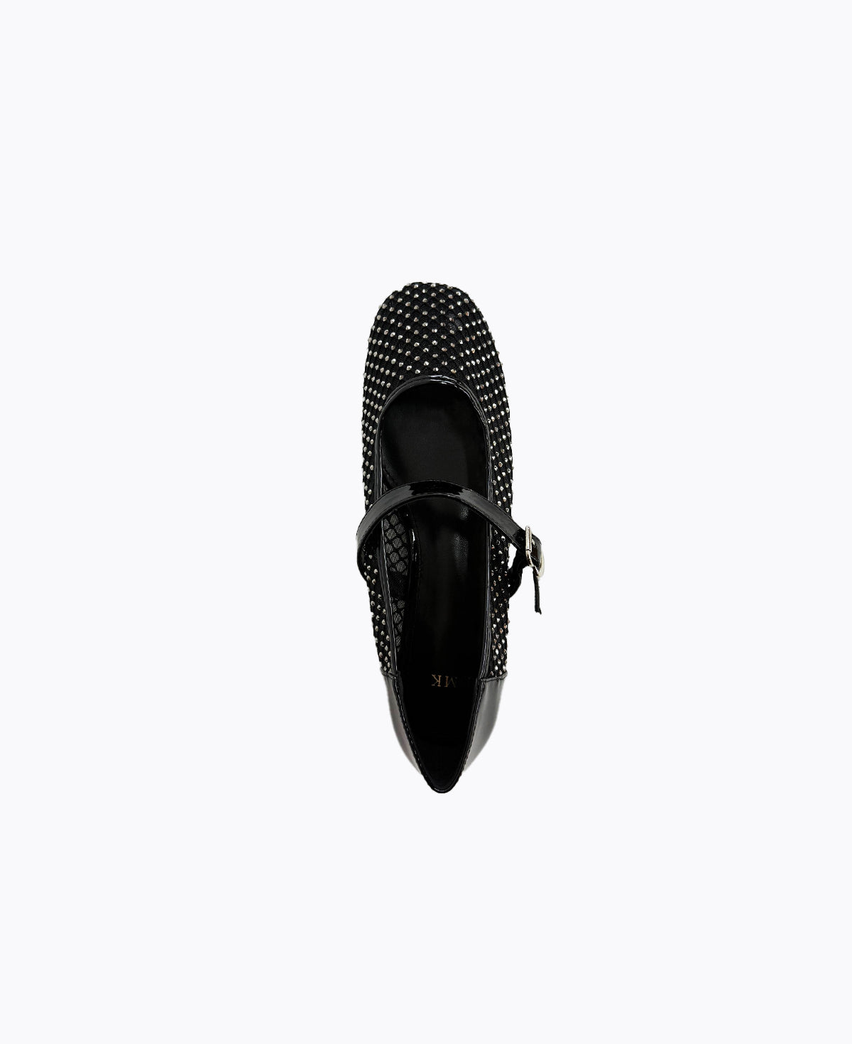 Ariana Mesh Mary Jane Flats - Black