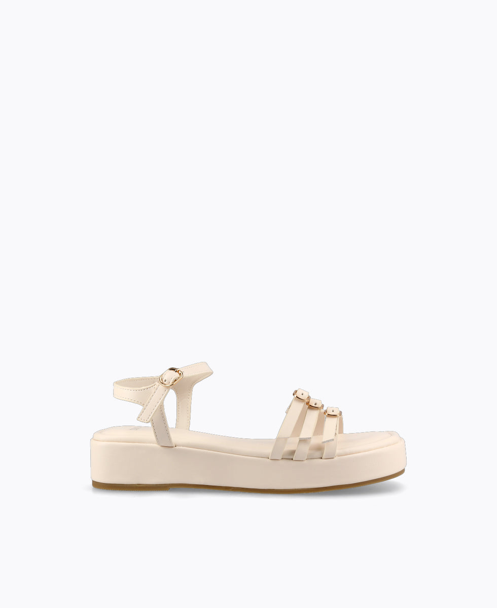 Mia Strappy Flatform Sandals – DMK