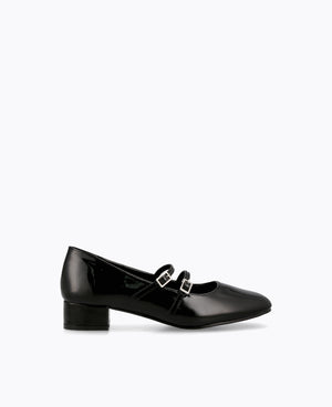 Carrie Mary Janes - Black (Patent/Glossy)