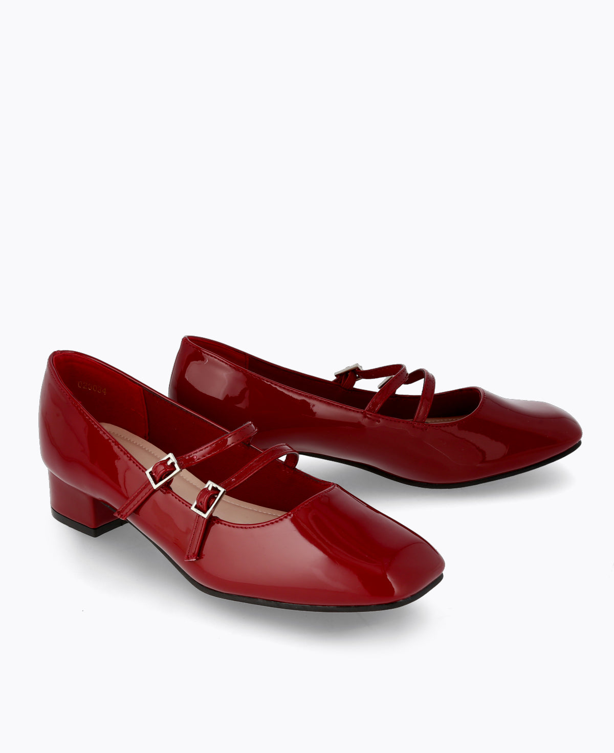 Carrie Mary Janes - Maroon (Patent/Glossy)