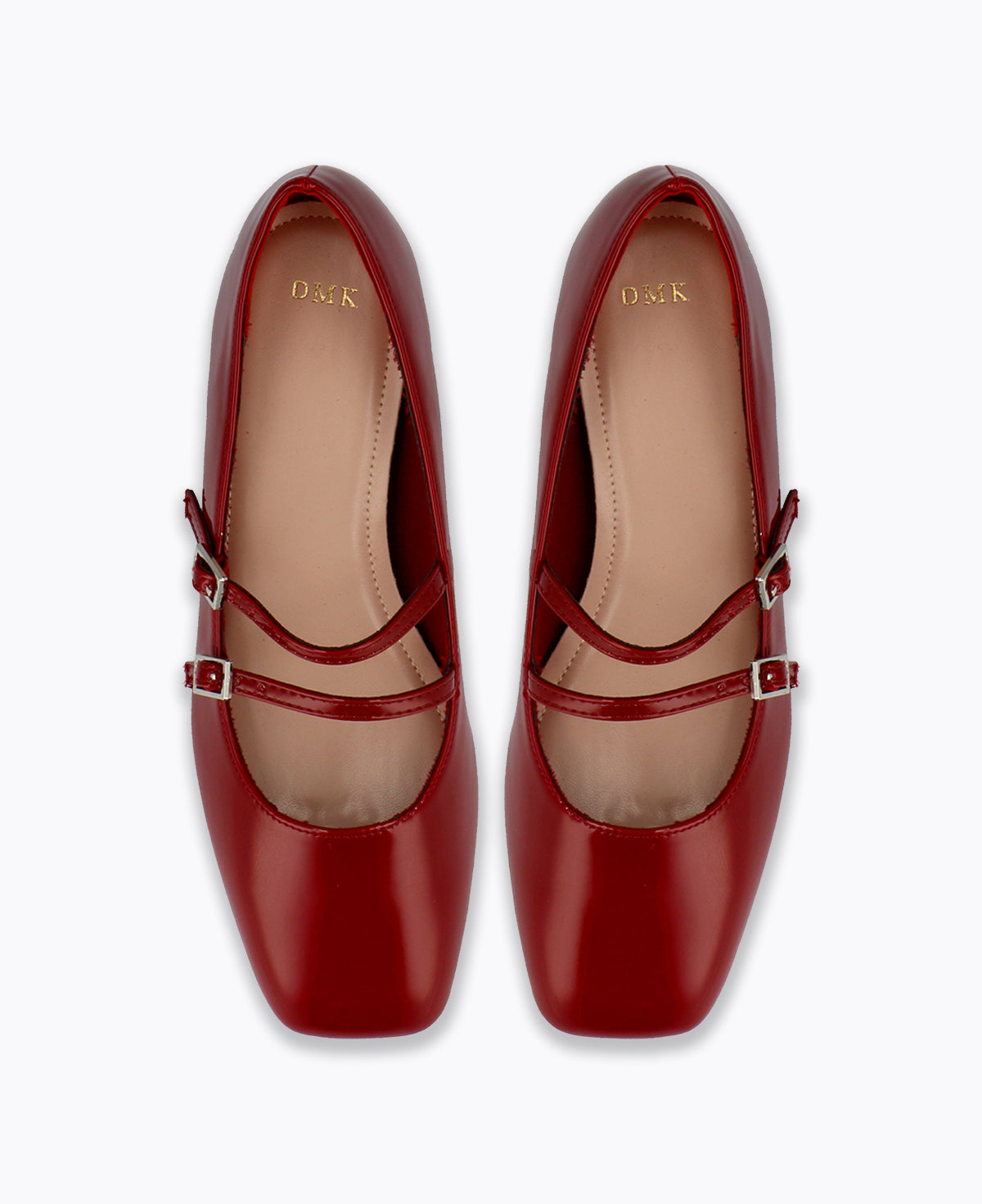 Carrie Mary Janes - Maroon (Patent/Glossy)