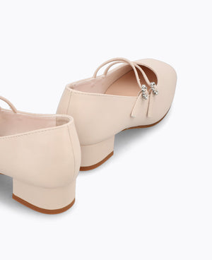 Carrie Mary Janes - Beige