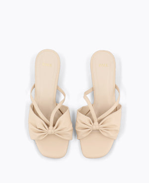 Chelsea Heel Sandals - Beige