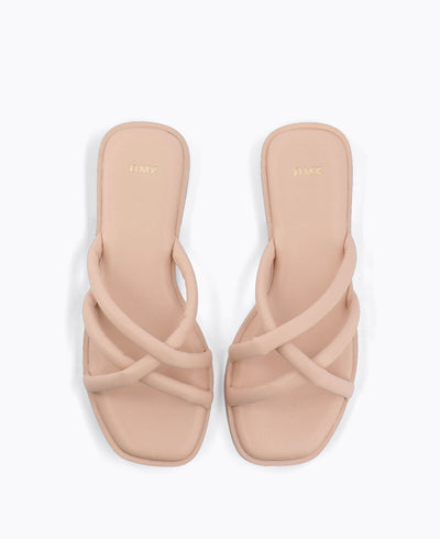 Sansa Platform Sandals - Nude