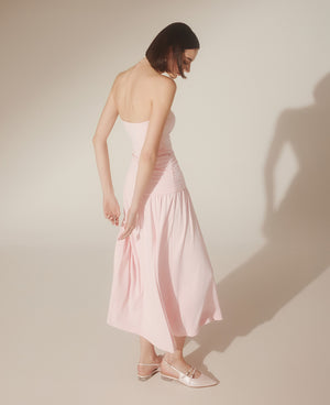 Inca Slingback Mary Jane Flats - Pearl Pink