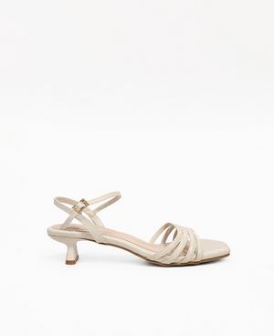 Astrid Heel Sandals Beige
