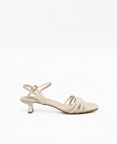 Astrid Heel Sandals Beige