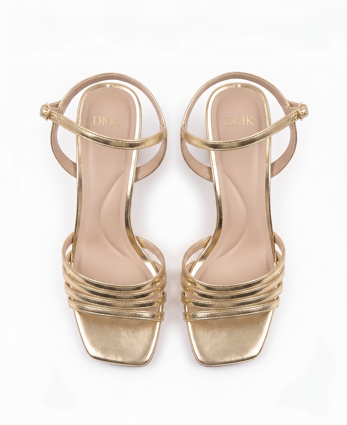 Astrid Heel Sandals Gold