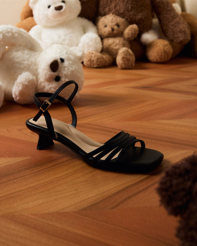 Astrid Heel Sandals Black lifestyle