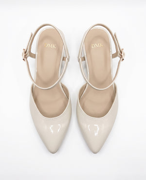 Braelyn Heel Pumps - Beige