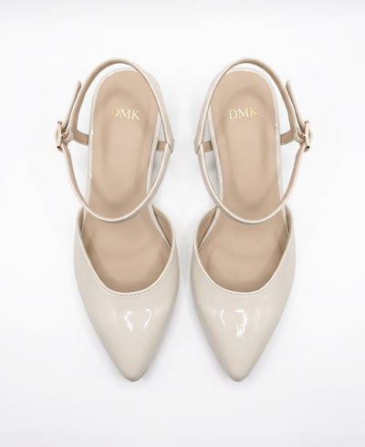 Braelyn Heel Pumps - Beige