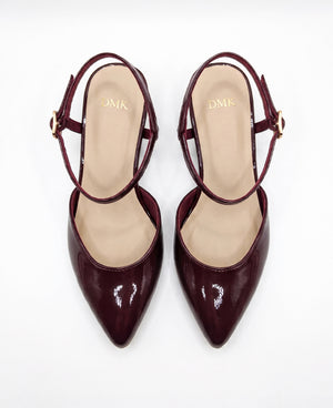 Braelyn Heel Pumps - Maroon