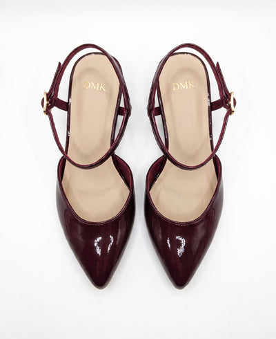 Braelyn Heel Pumps - Maroon